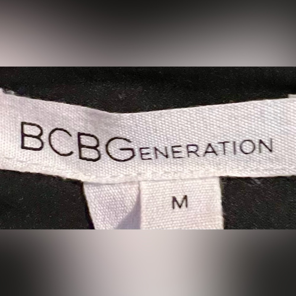 Dress - BCBG Generation - silky black pink blue tan - size medium. Never worn. - Picture 8 of 9